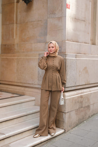 Beli Pens Detaylı Takım  Yeşil