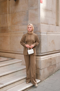 Beli Pens Detaylı Takım  Yeşil