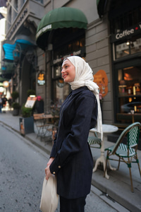 Bella Denim Pantolonlu Takım Koyu Mavi