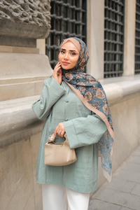 Bisiklet Yaka Gömlek Yeşil