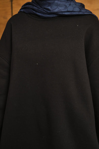 Bisiklet Yaka Sweat Lacivert