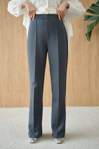 Biyeli Scuba Pantolon Füme