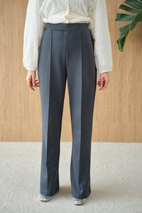 Biyeli Scuba Pantolon Füme