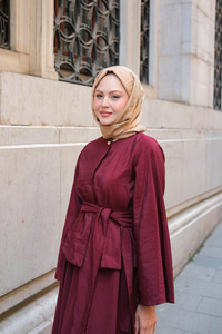 Bluzlu Etekli Takım  Bordo