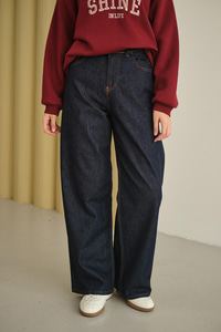 Bol Paça Palazzo Pantolon Lacivert