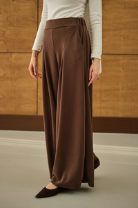 Bol Paça Pantolon Kahverengi