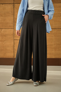 Bol Paça Pantolon Siyah