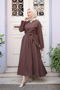 Bolera Etiketli İkili Takım Kahverengi