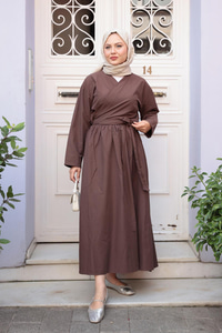 Bolera Etiketli İkili Takım Kahverengi