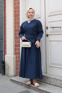 Bolera Etiketli İkili Takım Lacivert