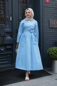 Bolera Etiketli İkili Takım Mavi