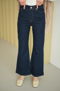 Boru Paça Kot Pantolon Lacivert