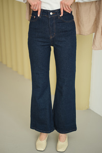 Boru Paça Kot Pantolon Lacivert