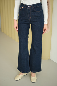 Boru Paça Kot Pantolon Lacivert