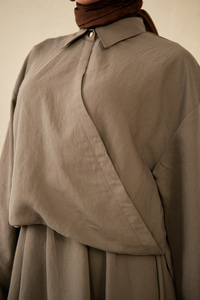 Breeze Gömlekli Elbise Haki Yeşil