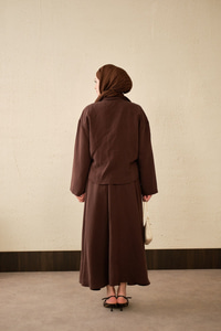 Breeze Gömlekli Elbise Kahverengi