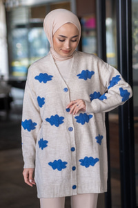 Uygun Fiyatlı BULUT DESEN TRIKO HIRKA TAS | Loccomoda.com 