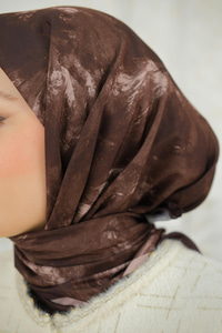 Bulut Soft Eşarp Koyu Kahve