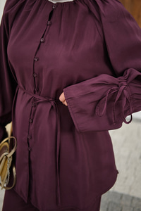 Büzgü Detay Takım Mürdüm