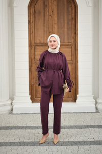 Büzgü Detay Takım Mürdüm