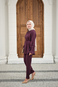 Büzgü Detay Takım Mürdüm