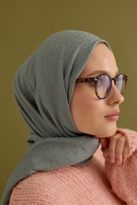 Candy Desen Şal Su Yeşil