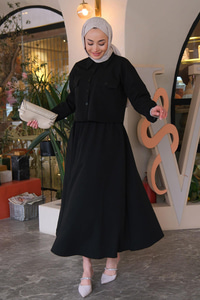 Ceketli İkili Takım Siyah