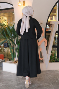 Ceketli İkili Takım Siyah