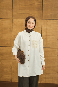 CEP DETAYTLI GOMLEK Taş