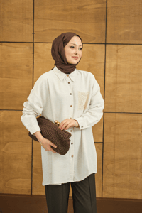 CEP DETAYTLI GOMLEK Taş