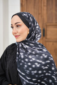 Ceylan Desen Şal Siyah