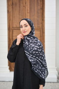 Ceylan Desen Şal Siyah