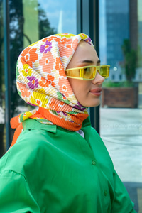 Uygun Fiyatlı CICEK DESEN PILISELI ESARP  SARI | Loccomoda.com 