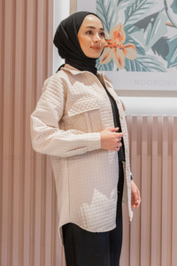 Uygun Fiyatlı CIF CEPLI KAPITONELI GOMLEK KREM | Loccomoda.com 