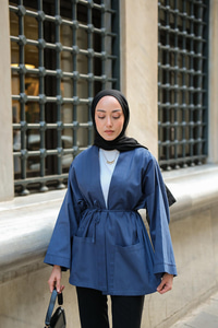 Çift Cepli Ceket Lacivert