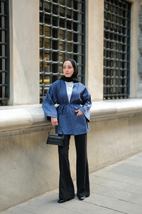 Çift Cepli Ceket Lacivert