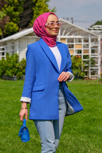 CIFT CEPLI CEKET SAX MAVI