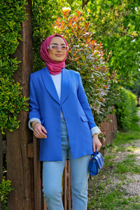 CIFT CEPLI CEKET SAX MAVI