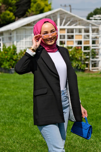 CIFT CEPLI CEKET SIYAH