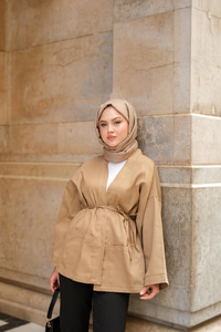 Çift Cepli Ceket Vizon