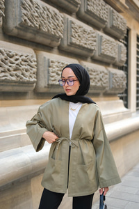 Çift Cepli Ceket Yeşil