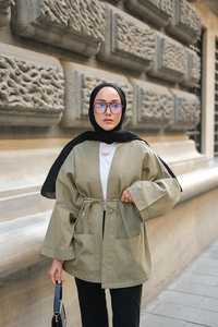 Çift Cepli Ceket Yeşil