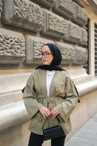 Çift Cepli Ceket Yeşil