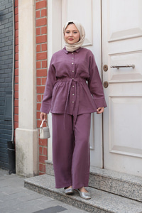 Çift Cepli İkili Takım Vişne Çürüğü