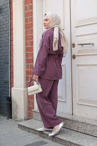 Çift Cepli İkili Takım Vişne Çürüğü