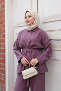 Çift Cepli İkili Takım Vişne Çürüğü