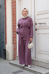 Çift Cepli İkili Takım Vişne Çürüğü