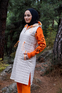 Uygun Fiyatlı CIFT CEPLI KAPSONLU YELEK BEJ | Loccomoda.com 