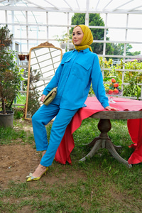 CIFT CEPLI KETEN TAKIM MAVI