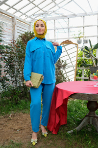 CIFT CEPLI KETEN TAKIM MAVI